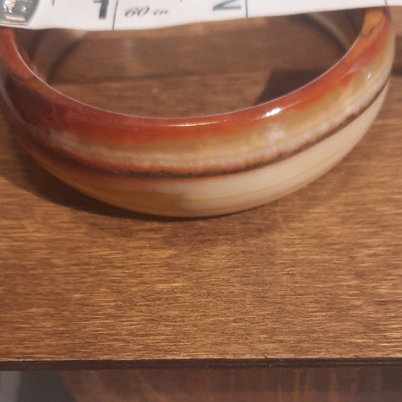 Jewelry - Vintage Style Brown and Orange Bangle